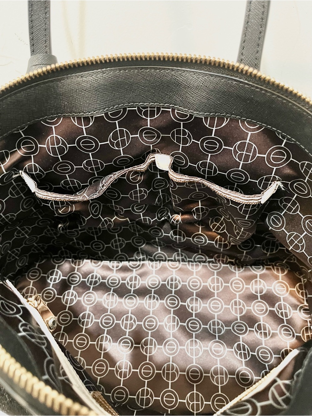 Henri Bendel West 57th Calf Hair & Saffiano Leather Crossbody/Satchel NWOT - Picture 14 of 15